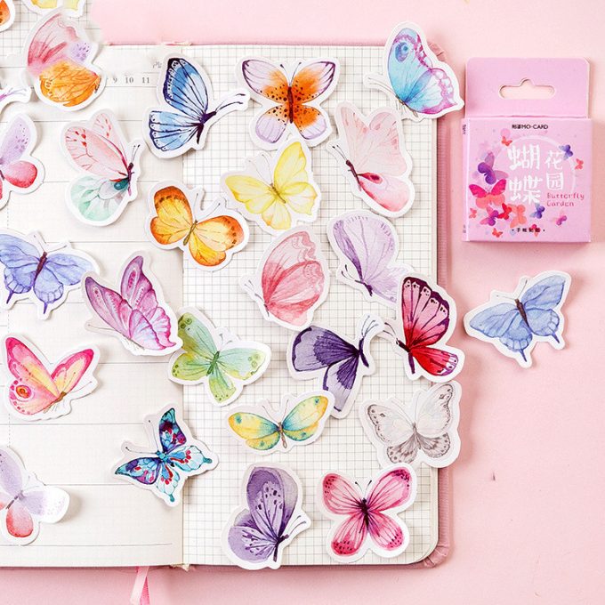 aesthetic butterfly stickers