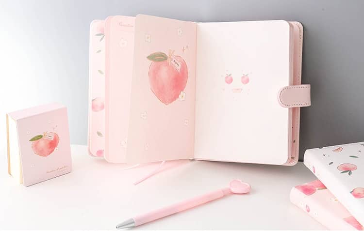 peach notebook