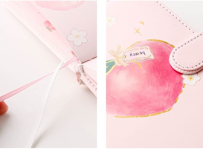 peach notebook