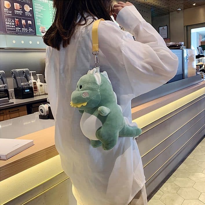 dinosaur mini backpack green
